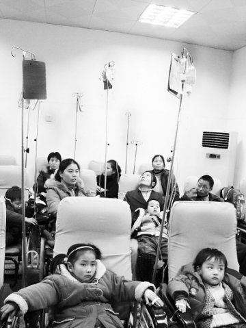 寒流袭来 医院爆棚