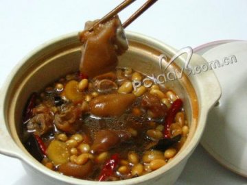 黄豆炖猪蹄·麻辣版
