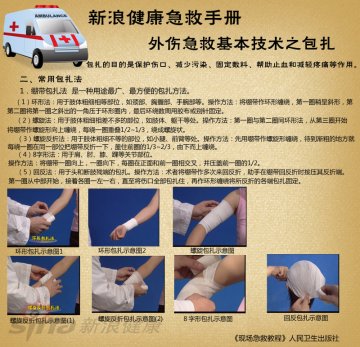 常用包扎方法之绷带