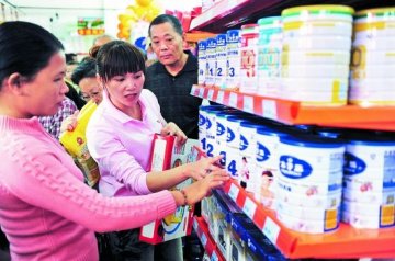 泉州：奶粉低调现身市区药店