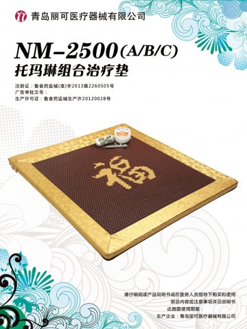 托玛琳组合治疗垫-(鲁食药监械(准)字2013第2260505号)精美广告图欣赏