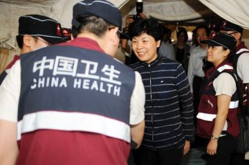 崔丽副主任调研四川卫生应急工作
