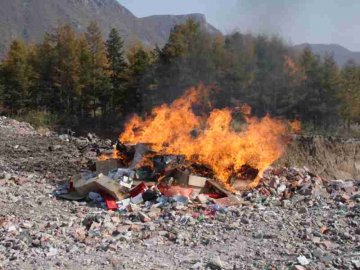 图们市食品药品监督管理局举行销毁假劣药品行动