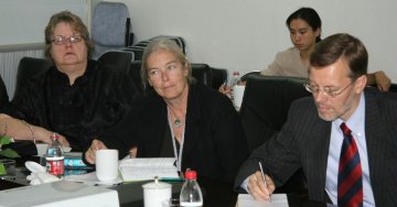 美国全球艾滋病协调办公室副主任Michele Maloney-Kitts来访