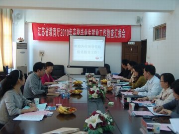 省高校毕业生就业工作检查组莅临我校检查指导工作
