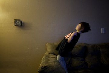 美国自闭症小女孩的生活