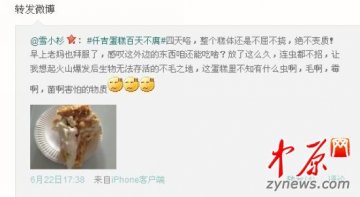 郑州网友实验仟吉蛋糕“不腐之身” 5天仍然“糕坚强”