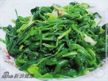 姜汁菠菜