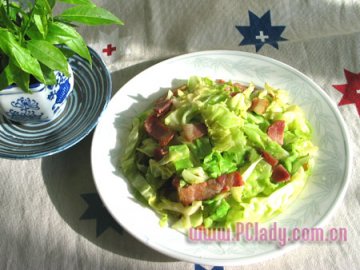 小炒 培根圆白菜
