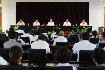 张连忠副厅长出席省民政总医院领导班子调整会议