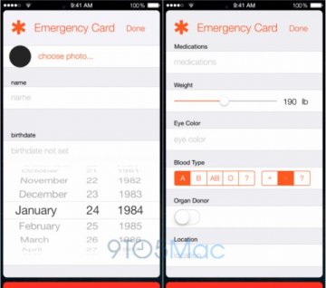 健康应用Healthbook更多信息泄露 或将成iOS 8最大亮点