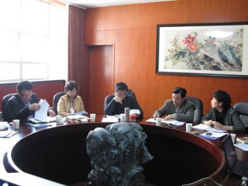 上海市财政局和上海市卫生局领导来寄生虫病所调研