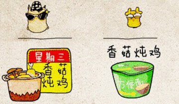 高帅富和矮矬穷一周食物对比 你中枪没