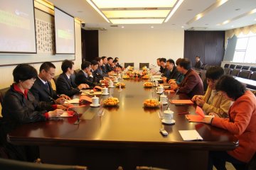 南通体臣卫生学校王晓敏书记一行来我校考察交流