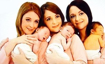 英国三胞胎姐妹先后怀孕均生男婴