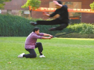 武林高手一展身手