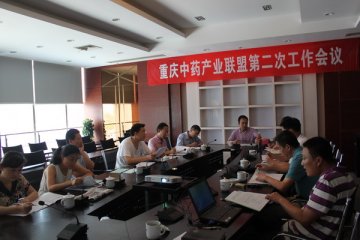 重庆中药产业技术创新战略联盟召开第二次工作会议