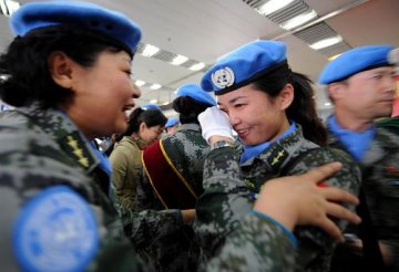 我国第十批赴刚果（金）违和工兵、医疗分队回国