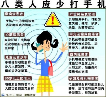八类人应当少打手机