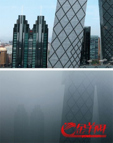 北京轻度污染，广州总体良好