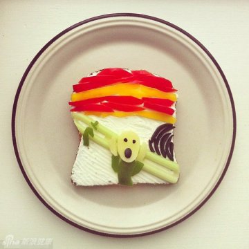 5.女摄影师的食色创意早餐