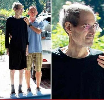乔布斯辞职后照片曝光 健康状况令人担忧