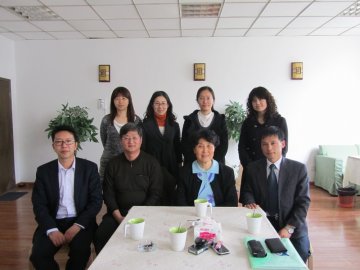 中国国际贸易学会刘宝荣副会长一行到我校经贸管理学院考察