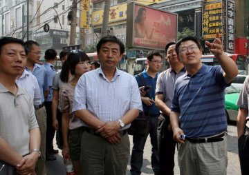 兰州市副市长戈银生督查城市环境卫生工作