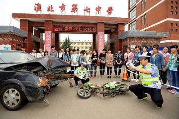 交通安全宣传进校园