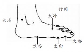 身体自带的6个穴位与六味地黄丸相对