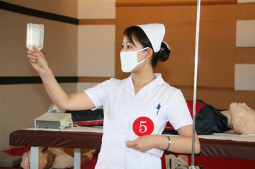 我校举办纪念5·12护士节护理技能竞赛活动