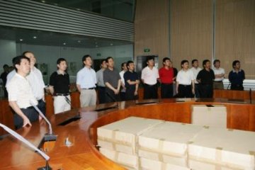 陈啸宏副部长到中国疾控中心新址视察指导工作