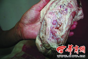 陕西雨润问题肉流入市场 稽查队查扣后又放行