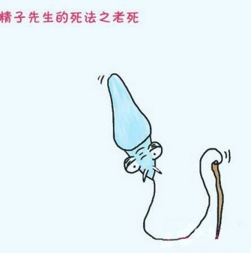 漫画图解精子先生的15种死法