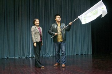 我校举行大学生共建文明校园自律公约签约仪式