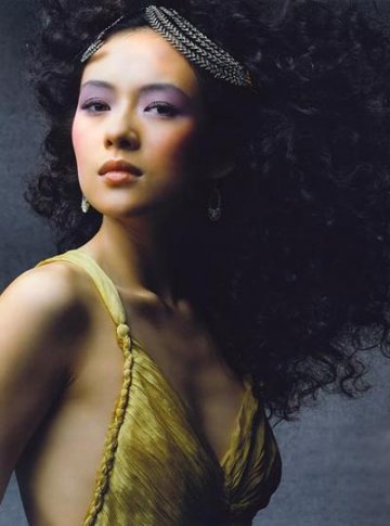 章子怡18款不同风情美发