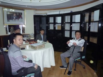 郭贵仁理事长赴广东深圳洽谈“彭年光明行动”贫困白内障患者复明手术项目