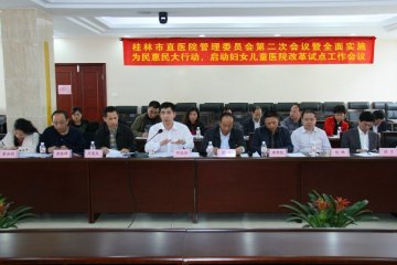 桂林市直医院管理委员会召开第二次会议
