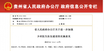省人民政府办公厅关于进一步加强乡村医生队伍建设的实施意见