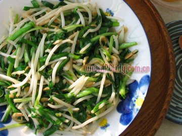韭菜豆芽清鲜味佳