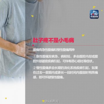 肚子疼非小事，不同疼法有不同的病！