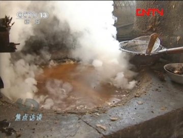 腐败动物内脏炼成新型地沟油