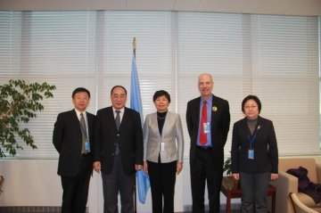崔丽副主任分别会见联合国副秘书长、人口基金执行主任