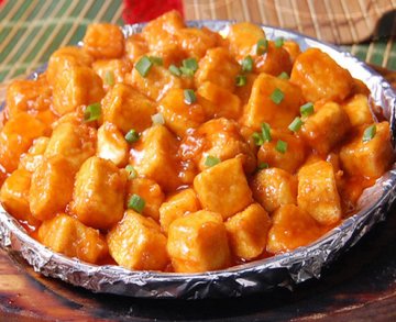 养生营养菜谱：教你做香煎豆腐