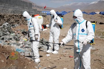 255野战方舱医院积极做好灾区防疫工作