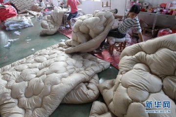 这里生产的部分产品已销往北京昆明等地