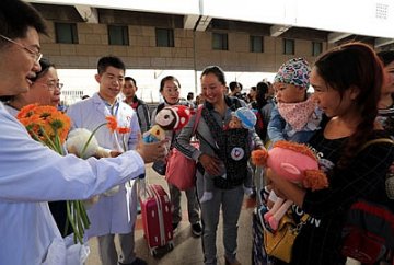 先心病患儿晋京治疗