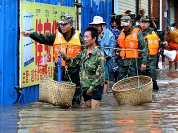 云南景洪发生严重内涝