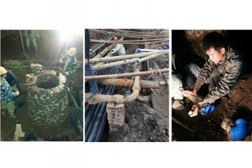 汉中门校区地下管网改造一期工程顺利完工