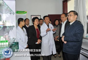 刘谦副部长在山西调研基层医改工作